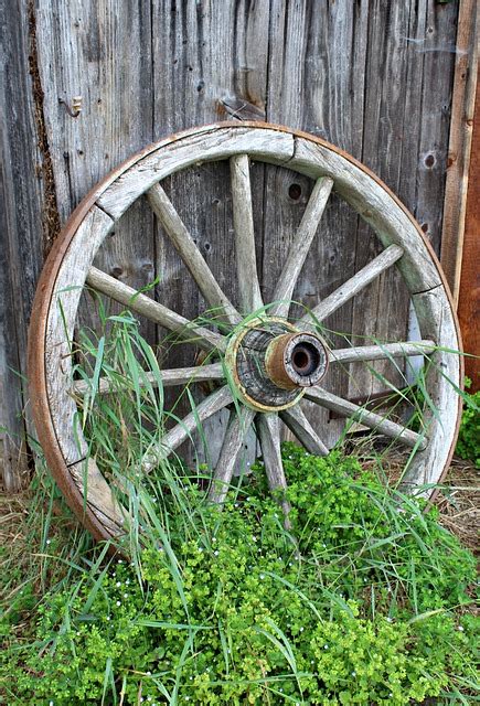 Old Wagon Wheel Wooden Wood · Free photo on Pixabay