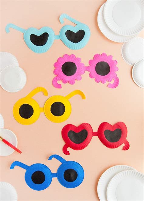 DIY Paper Plate Sunglasses | Handmade Charlotte | Crafts, Handmade ...