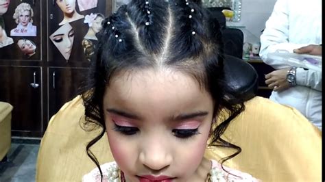 baby girl makeup look step by step in hindi - YouTube