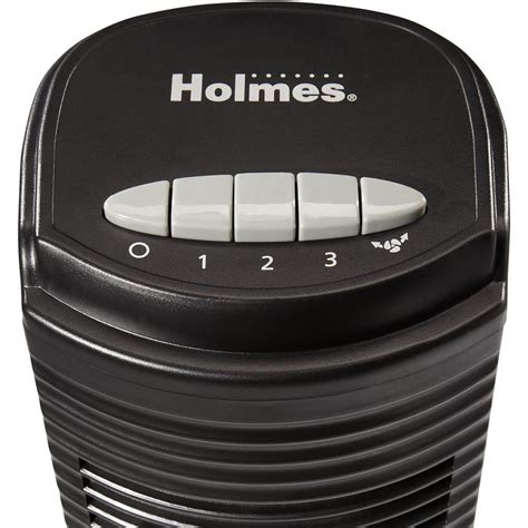 Holmes Oscillating Tower Fan, Black, 31 Inches – ShopBobbys