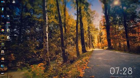 wallpaper engine nature Autumn River Loop free download - wallpaper engine