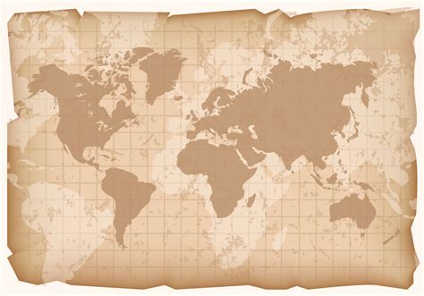 Vintage World Map Vector 131514 Vector Art at Vecteezy