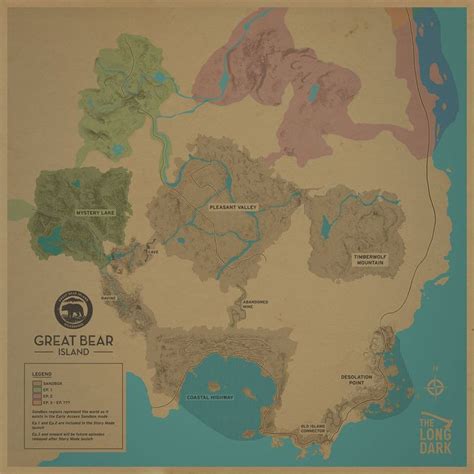 a map of the great bear area