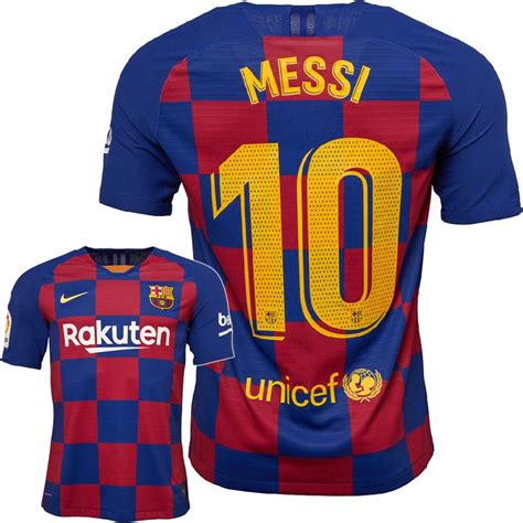 Buy Nike Mens FCB Barcelona Messi 10 Vapor Match La Liga Home Jersey Deep Royal Blue/Noble Red ...