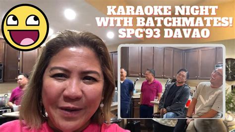 San Pedro College Davao City Batch '93 Karaoke Night - YouTube