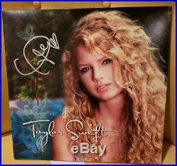 TAYLOR SWIFT Signed Autograph TAYLOR SWIFT DEBUT Album Vinyl Record LP JSA | Signed Vinyl Album