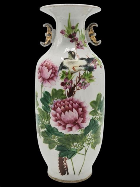 'Famille Rose'- Vase - Porcelain - Catawiki