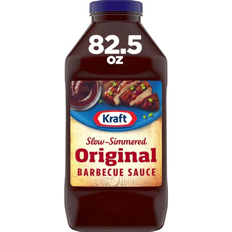 Kraft Original Slow-Simmered Barbecue BBQ Sauce, Oz Bottle ...