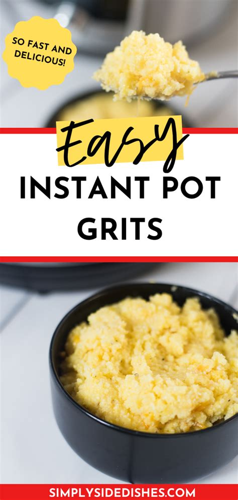 Grits have never been easier than when they are made in the Instant Pot! This Instant Pot grits ...