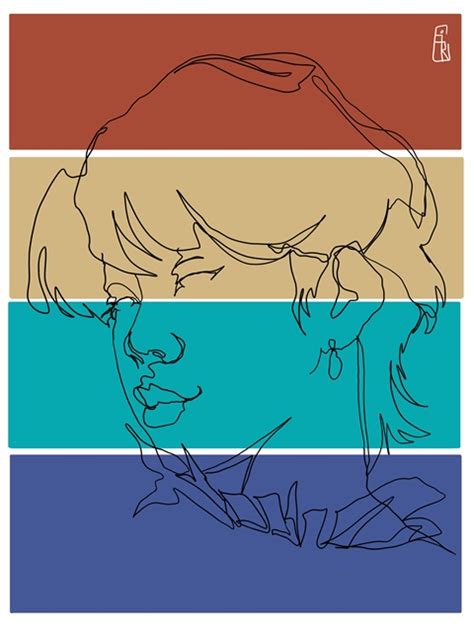 BUTTER (mv colour coded) minimalist prints of BTS members - Forgetmenot ...