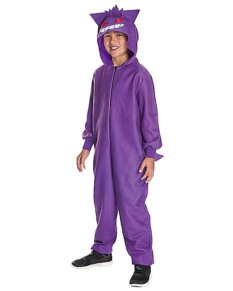 Kids Gengar Pajama Costume - Pokemon - Spirithalloween.com