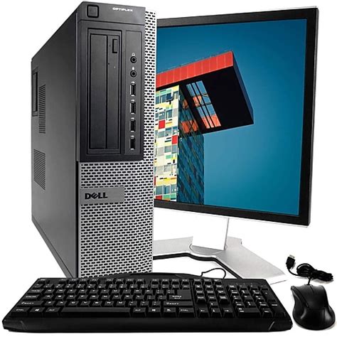 Refurbished Dell Desktop Computer 990 Optiplex Intel I5, 16GB, 240GB SSD, Windows 10 Pro, 20 ...