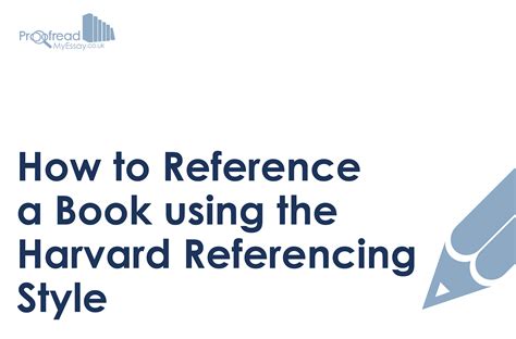 How to Reference a Book using the Harvard Referencing Style