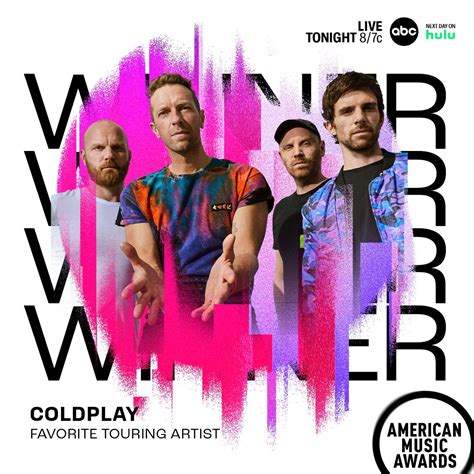 Coldplay on Twitter: "Thankyou @AMAs + thankyou everyone who voted 🐙💜 ...