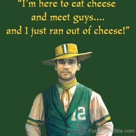 Funny Human Pictures » Aaron Rodgers Cheese