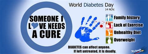 K-Visuals: World Diabetes Day Quotes FB Cover