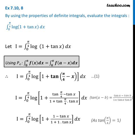 Integral Of Tanx