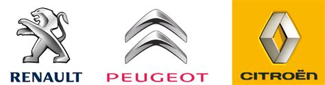 Logo : Peugeot vs Citroën vs Renault - Graphéine