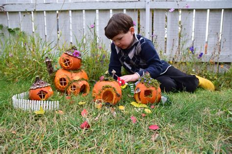 DIY Pumpkin Fairy Garden for Halloween Display This Year