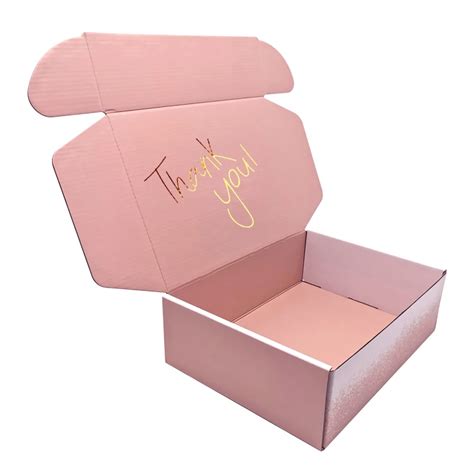 Custom Logo Cardboard Cartons Shipping Mailer Box Pink Cosmetic Set Cosmetics Mailing Skin Care ...