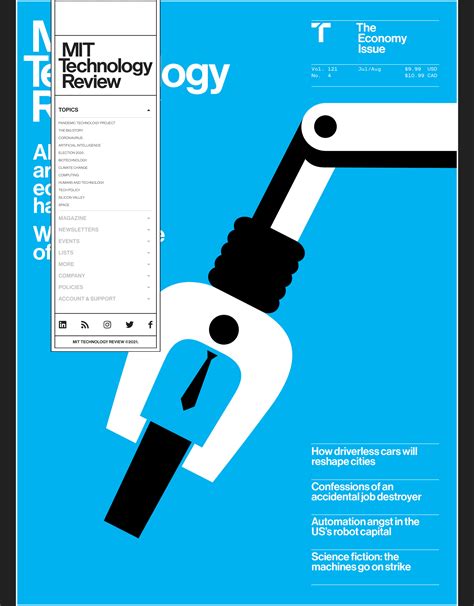 MIT Technology Review MAGAZINE '21 :: Behance