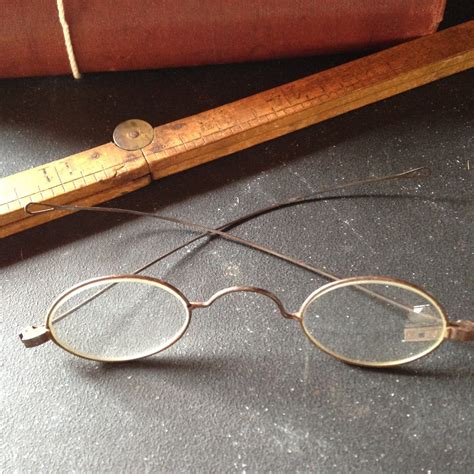 Antique wire frame reading glasses 1900s by MilkweedVintageHome