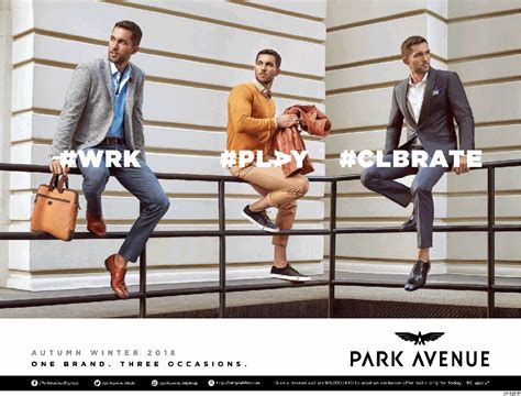 Park Avenue Clothing Work Play Celebrate Ad - Advert Gallery