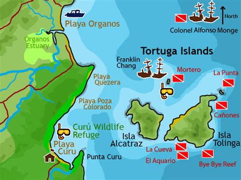 Tortuga Island Dive Sites - Montezuma Costa Rica | Montezuma Costa Rica