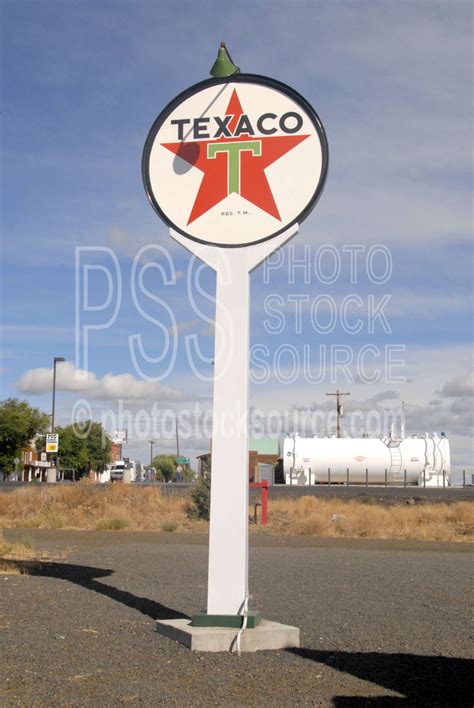 Photo of Texaco Sign by Photo Stock Source signs, Shaniko, Oregon, USA ...