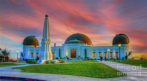 Griffith Observatory Sunset 2 Photograph by David Zanzinger