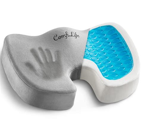 Buy ComfiLife Gel Enhanced Seat Cushion - Non-Slip Orthopedic Gel ...