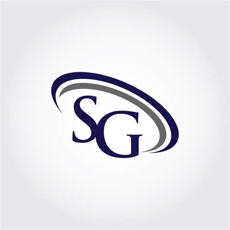 Monogram SG Logo Design By Vectorseller | TheHungryJPEG