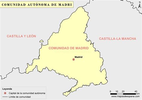 Cilios ordenar canto mapa de madrid comunidad autónoma heroína nivel Finito