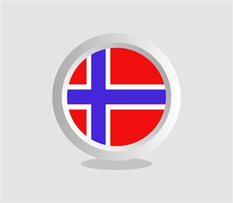 Premium Vector | Norwegian flag