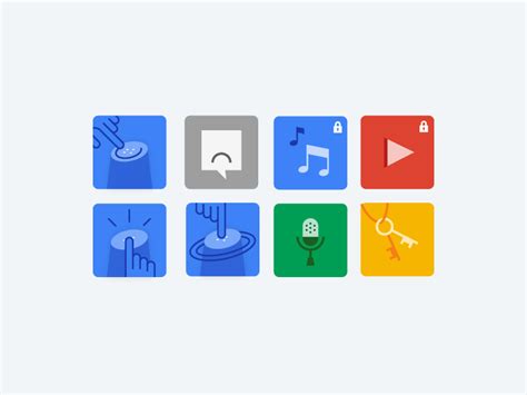 Google Home Iconography by Jim Leszczynski for Good Behavior on Dribbble