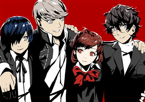 Download Kotone Shiomi Akira Kurusu Makoto Yuki Yu Narukami Persona 5 Persona 4 Persona 3 ...