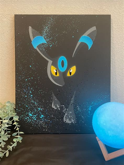 Umbreon Pokémon Spray Painting - Etsy