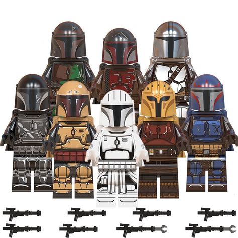 8pcs The Mandalorian Minifigures Lego Star Wars set