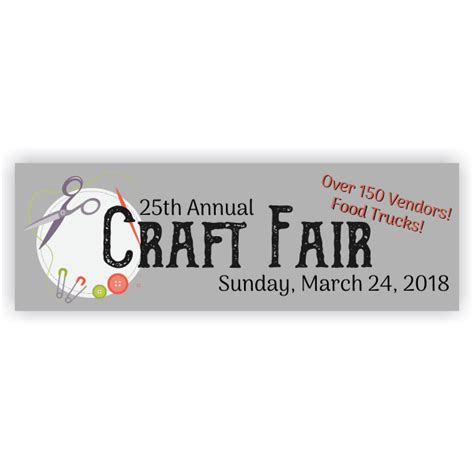 Craft Fair Banner - Custom Signs