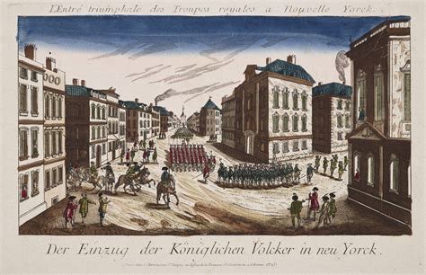 Triumphal entry of British troops in New York, 1776 - CartaHistorica