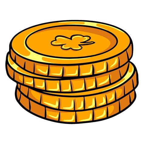 Coins illustration. A handful of gold coins. Cartoon style. 2297982 Vector Art at Vecteezy