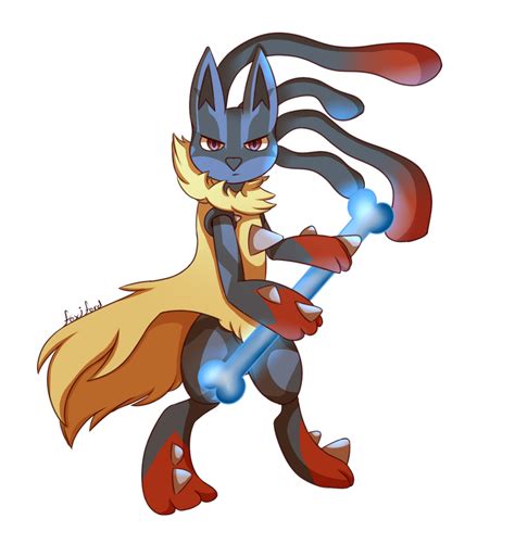 Mega Lucario by Foxiford on DeviantArt