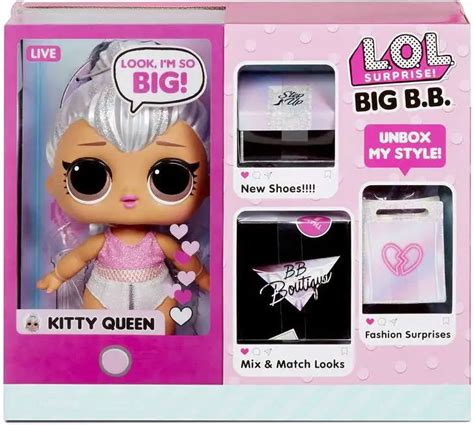 LOL Surprise Big B.B. Big Baby Kitty Queen Fashion Doll MGA ...