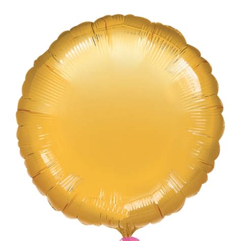 Metallic Gold Helium Filled Foil Balloon