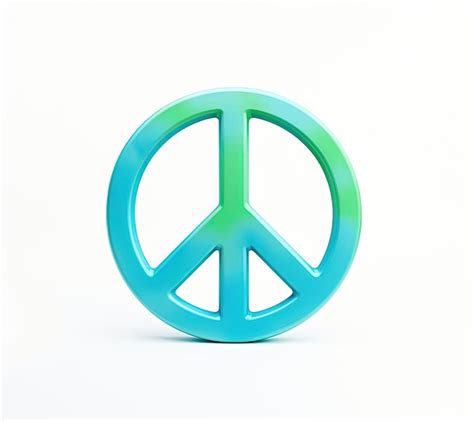 Premium AI Image | peace sign isolated on white background