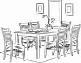 Restaurant Interior Design Sketch Coloring Page sketch template