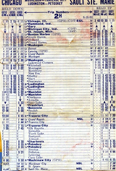 19600823 01 Greyhound bus schedule | David Wilson | Flickr