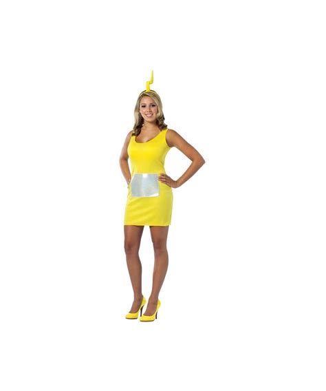 Adult Teletubbies Lala Tank Dress Sexy Costume - Teletubbies Costumes