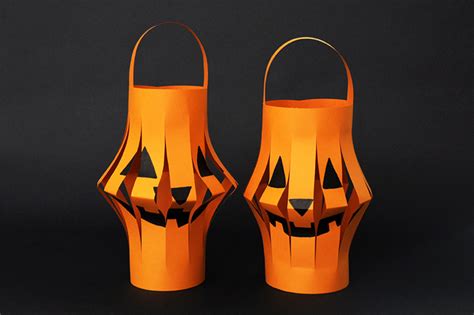 Pumpkin Paper Lantern | Kids' Crafts | Fun Craft Ideas | FirstPalette.com