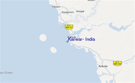 Karwar, India Tide Station Location Guide